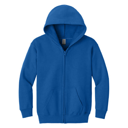 Gildan Youth Heavy Blend Full-Zip Hooded Sweatshirt