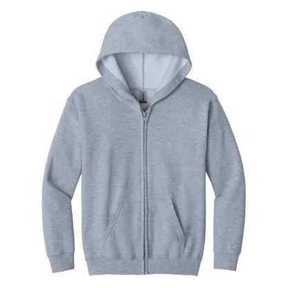 Gildan Youth Heavy Blend Full-Zip Hooded Sweatshirt