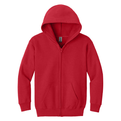 Gildan Youth Heavy Blend Full-Zip Hooded Sweatshirt