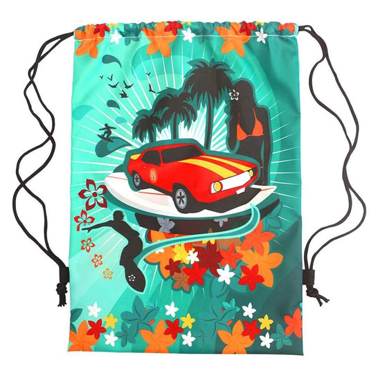 Full Color Sublimated Drawstring Backpack - 12.25x17.25"