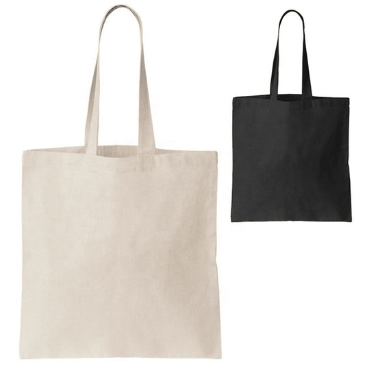 Recycled 7 oz Cotton Canvas Tote Bag - 13.75x15.75"